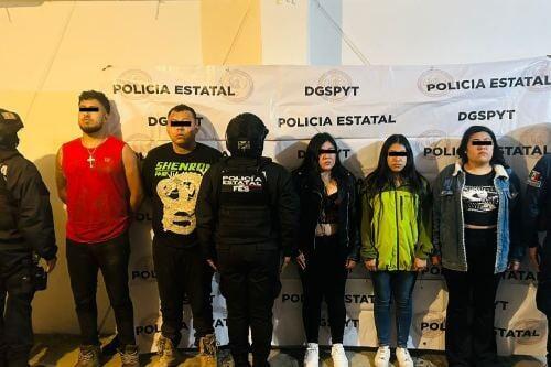 Caen cinco de la Familia Michoacana en Tenancingo a bordo de auto robado y con Ak-47